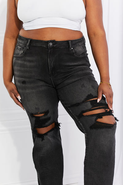Lois Distressed Loose Fit Jeans - Risen