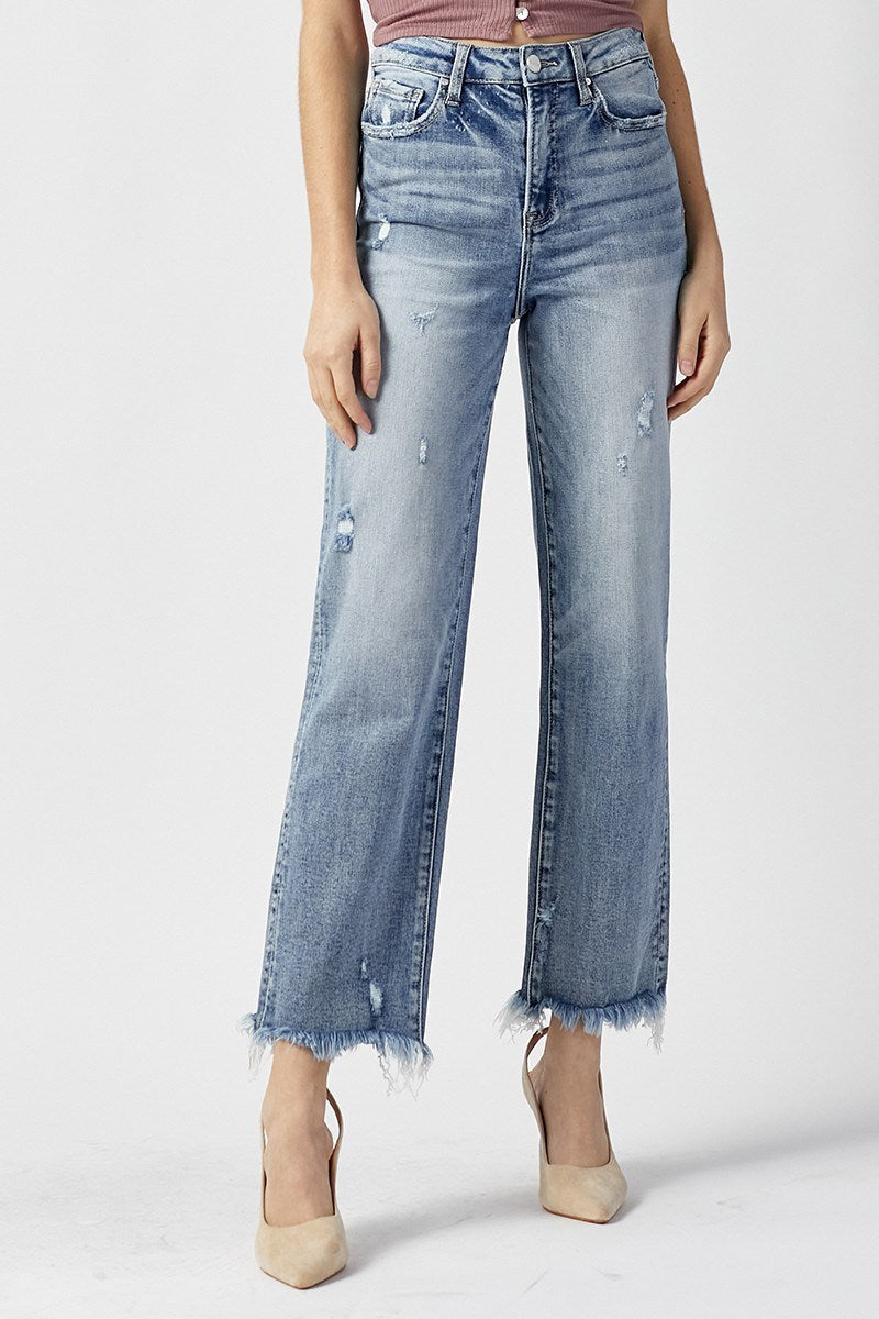 Stacey Hi Rise Straight Jeans