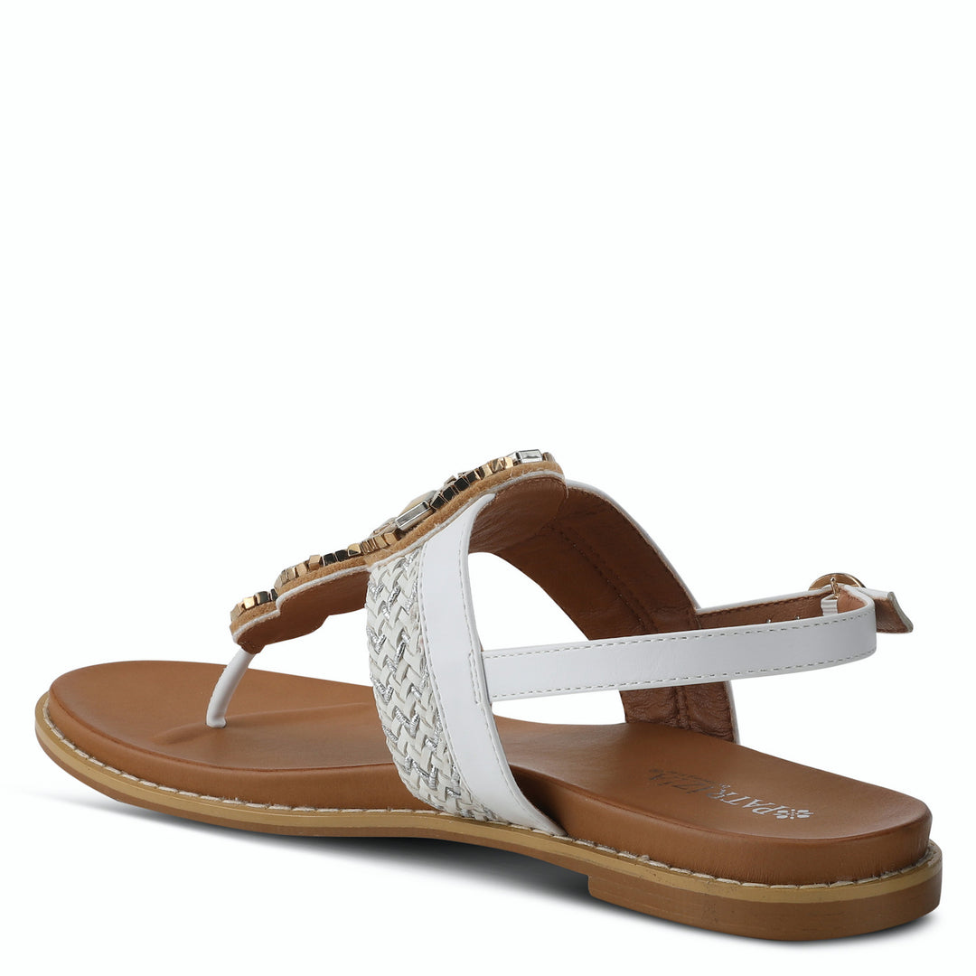 Patrizia ZINZIBAR White Thong Sandal