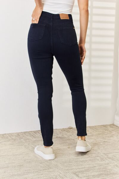 Gemma Garment Dyed Tummy Control Skinny Jeans - Judy Blue