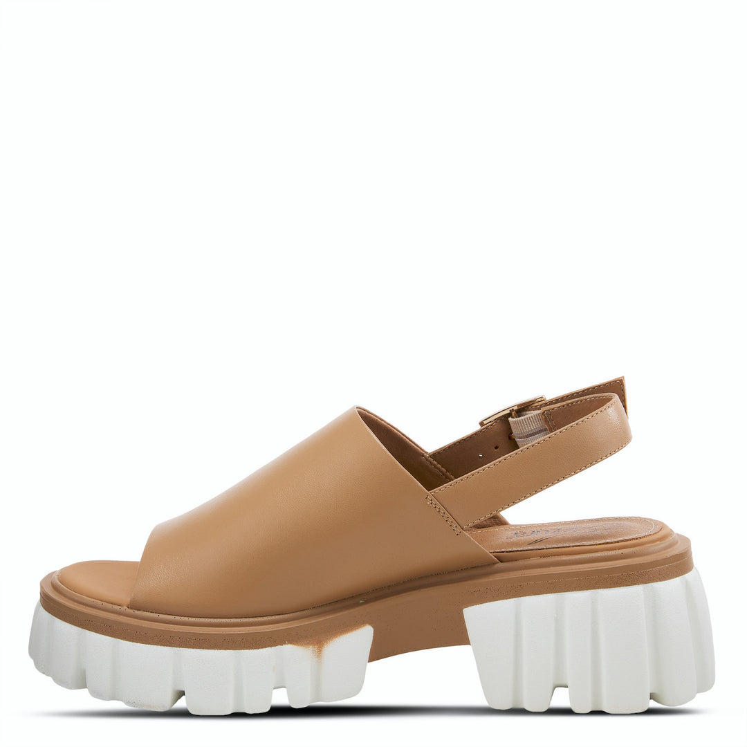 Azura BLONDIE Slide Sandal in Tan