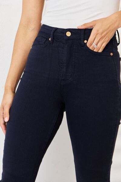 Gemma Garment Dyed Tummy Control Skinny Jeans - Judy Blue