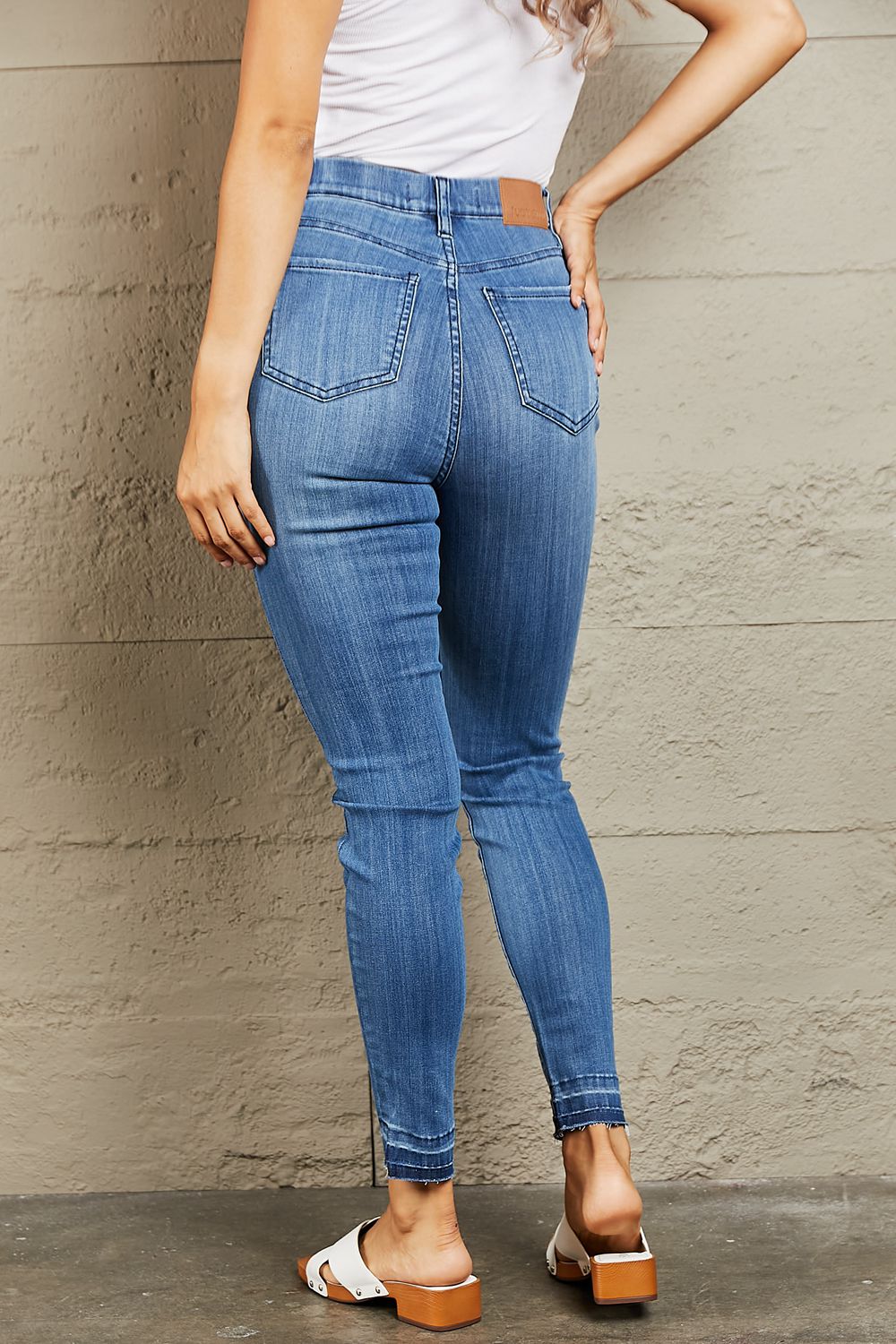 Janavie High Waisted Pull On Skinny Jeans - Judy Blue
