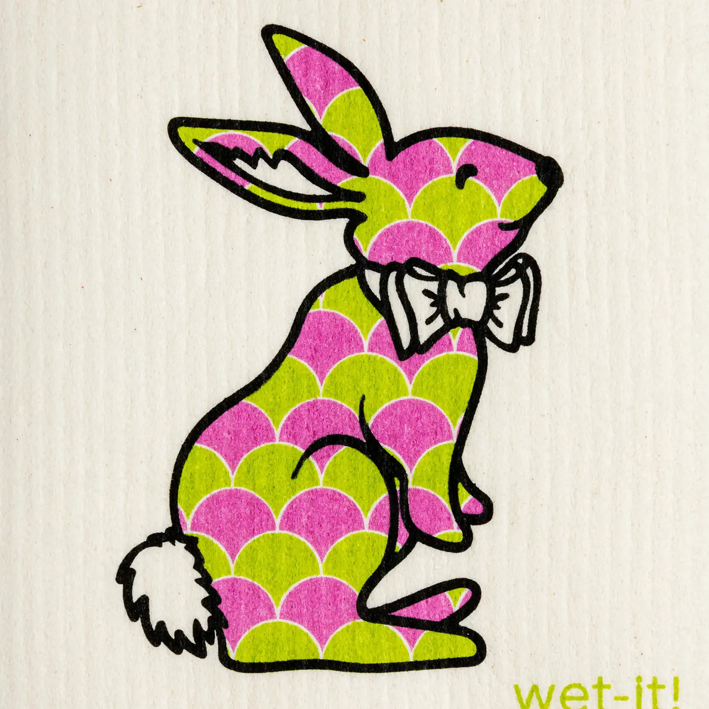 Happy Bunny Swedish Cloth