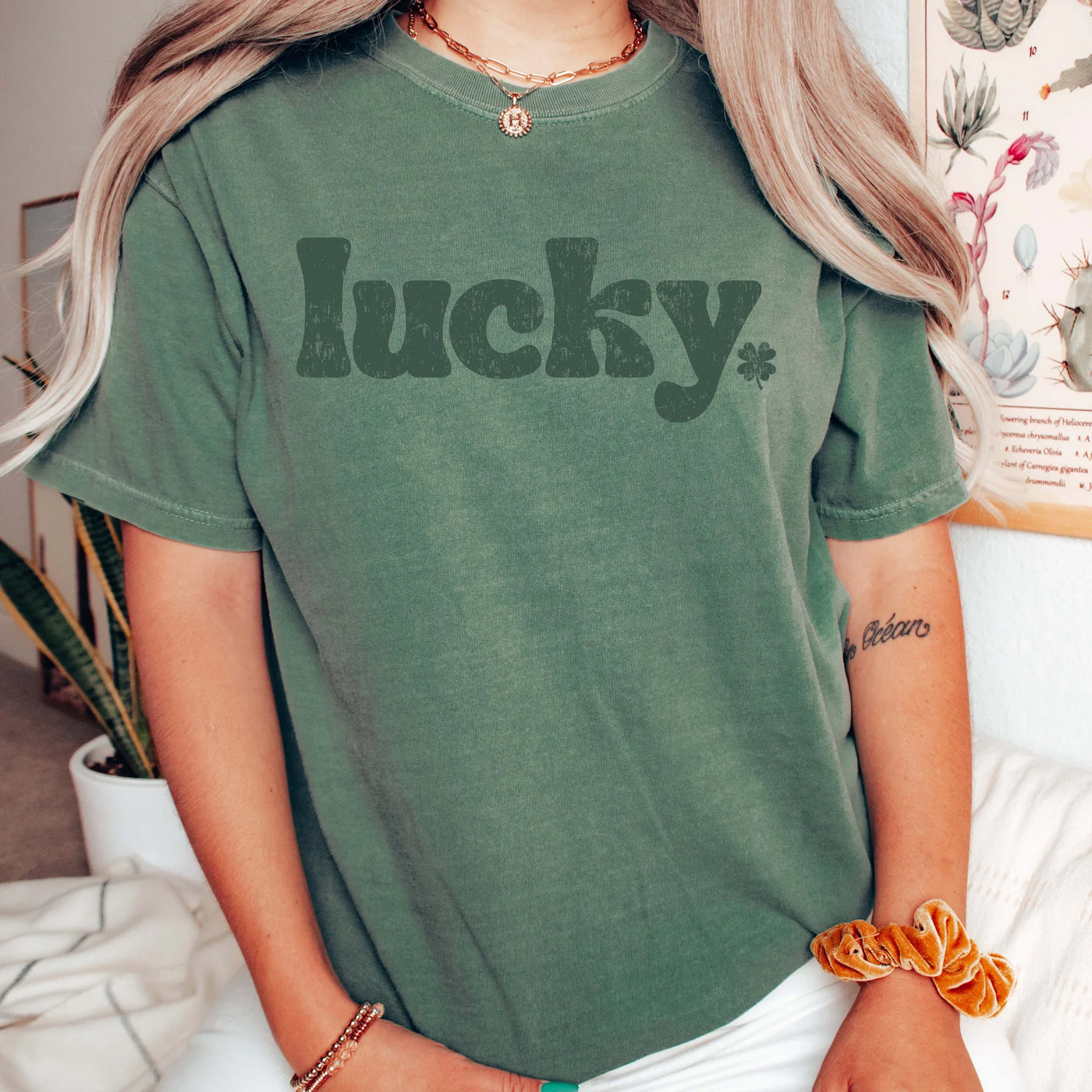 Lucky Graphic Tee Comfort Colors