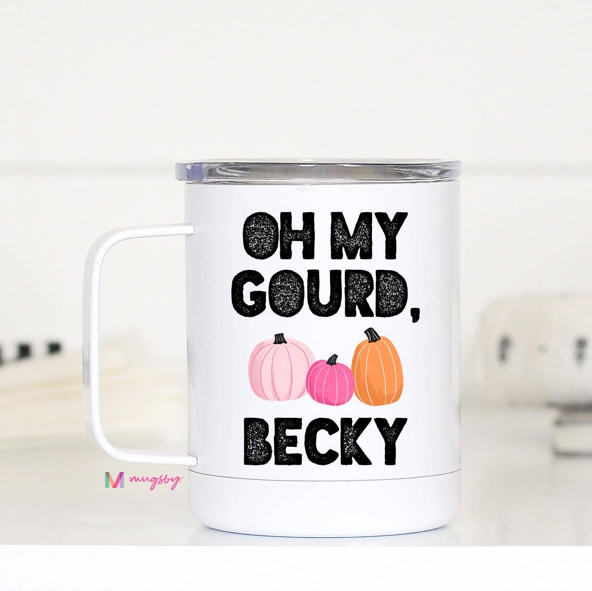 Oh My Gourd Becky Travel Cup With Handle